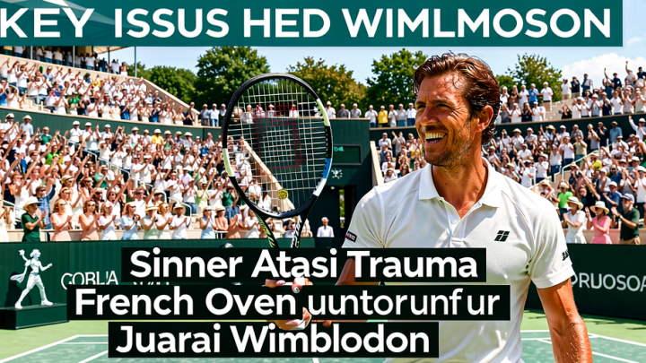 Key Issue: Sinner Atasi Trauma French Open untuk Juarai Wimbledon