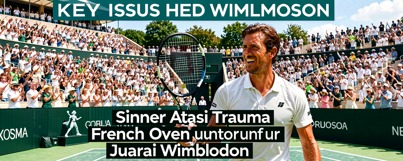 Sinner Atasi Trauma French Open untuk Juarai Wimbledon