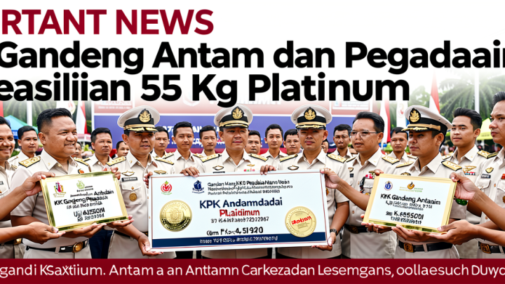 Important News: KPK Gandeng Antam dan Pegadaian Uji Keaslian 55 Kg Platinum