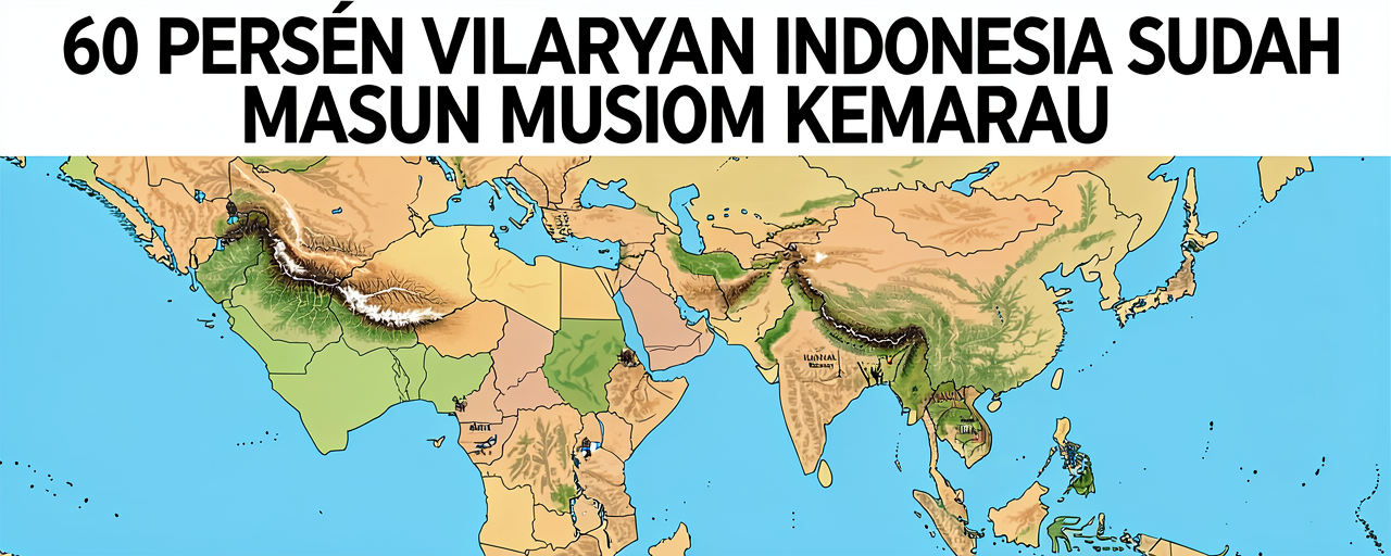 60 Persen Wilayah Indonesia Sudah Masuk Musim Kemarau
