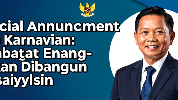 Official Announcement: Tito Karnavian: Jembatan Enang-Enang Bukan Dibangun Masyarakat