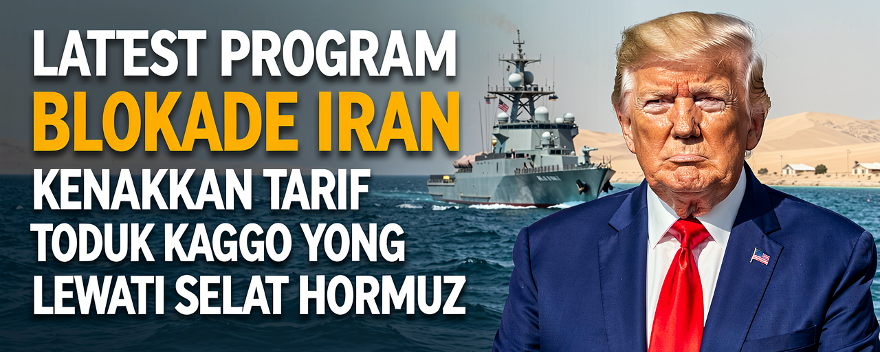 Blokade Iran, Trump Kenakan Tarif untuk Kargo yang Lewati Selat Hormuz
