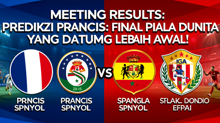 Meeting Results: Prediksi Prancis vs Spanyol: Final Piala Dunia yang Datang Lebih Awal!