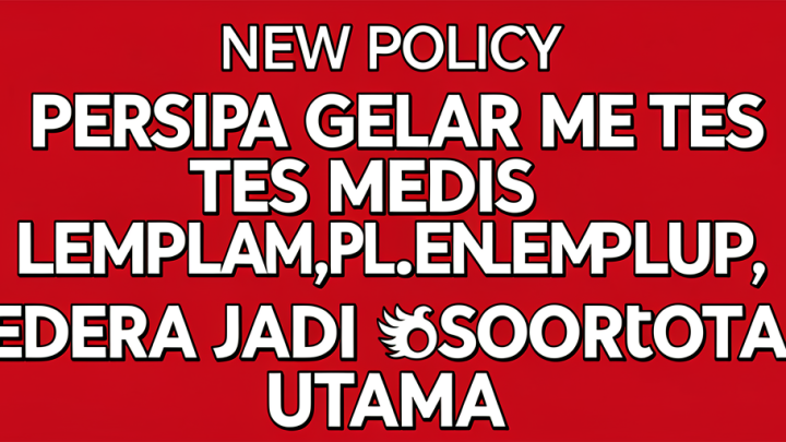 New Policy: Persija Gelar Tes Medis Lengkap, Cedera Jadi Sorotan Utama