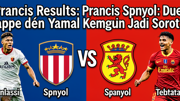 Meeting Results: Prancis vs Spanyol: Duel Mbappe dan Yamal Kembali Jadi Sorotan!