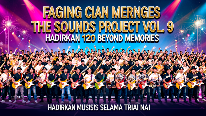 Facing Challenges: Lineup Kian Meriah “The Sounds Project Vol. 9 Beyond Memories” Hadirkan 120 Musisi Selama Tiga Hari