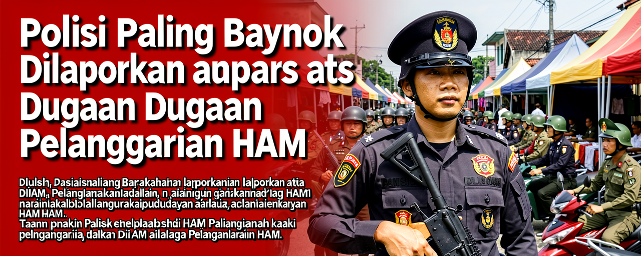 Polisi Paling Banyak Dilaporkan atas Dugaan Pelanggaran HAM