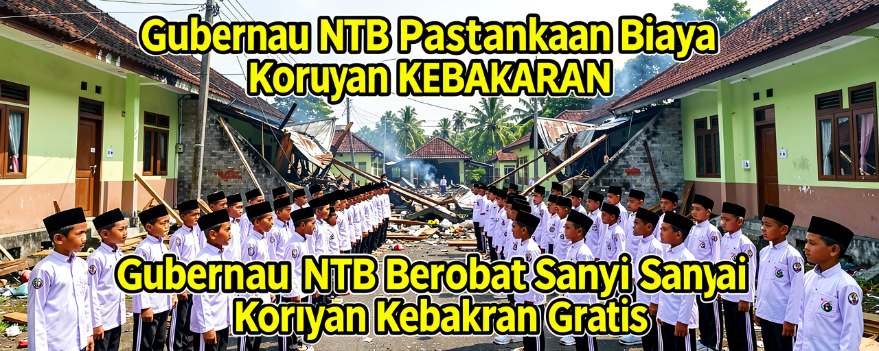 Gubernur NTB Pastikan Biaya Berobat Santri Korban Kebakaran Gratis
