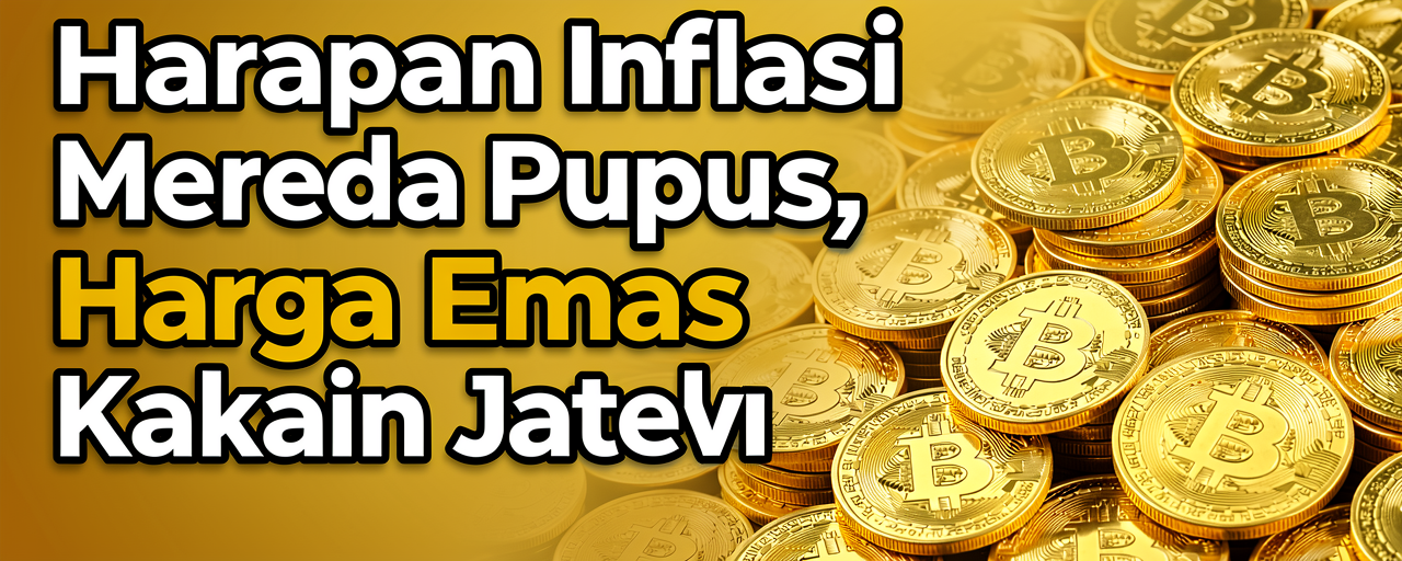 Harapan Inflasi Mereda Pupus, Harga Emas Kembali Jatuh