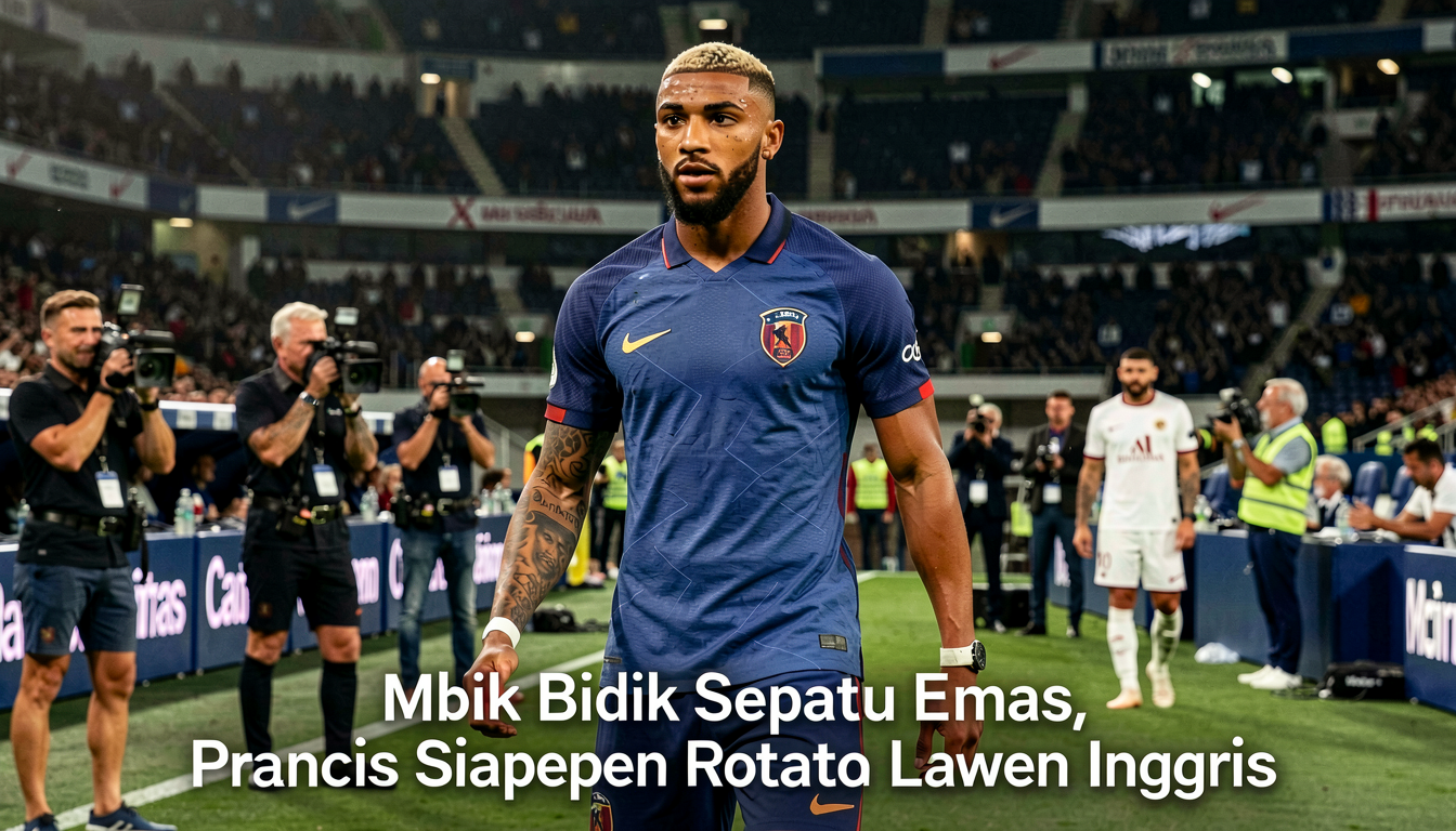 Mbappe Bidik Sepatu Emas, Prancis Siapkan Rotasi Lawan Inggris
