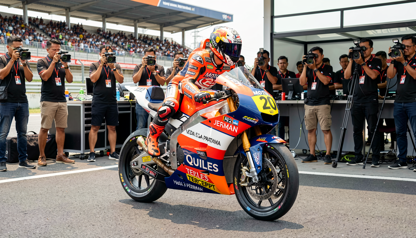 Hasil FP2 Moto3 Jerman: Veda Ega Pratama Ke-20, Quiles Tercepat