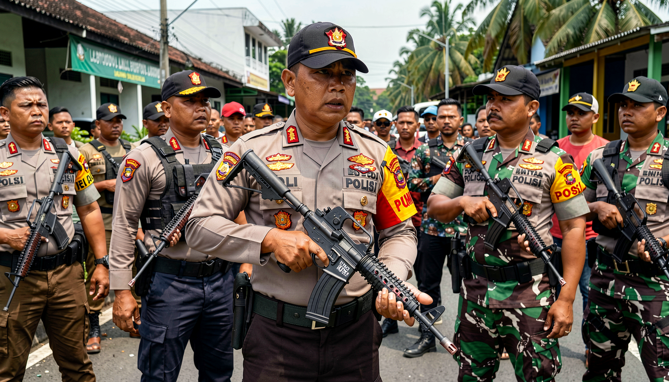 Todong Polisi dengan Senpi – Begal Lintas Provinsi di Lampung Tewas