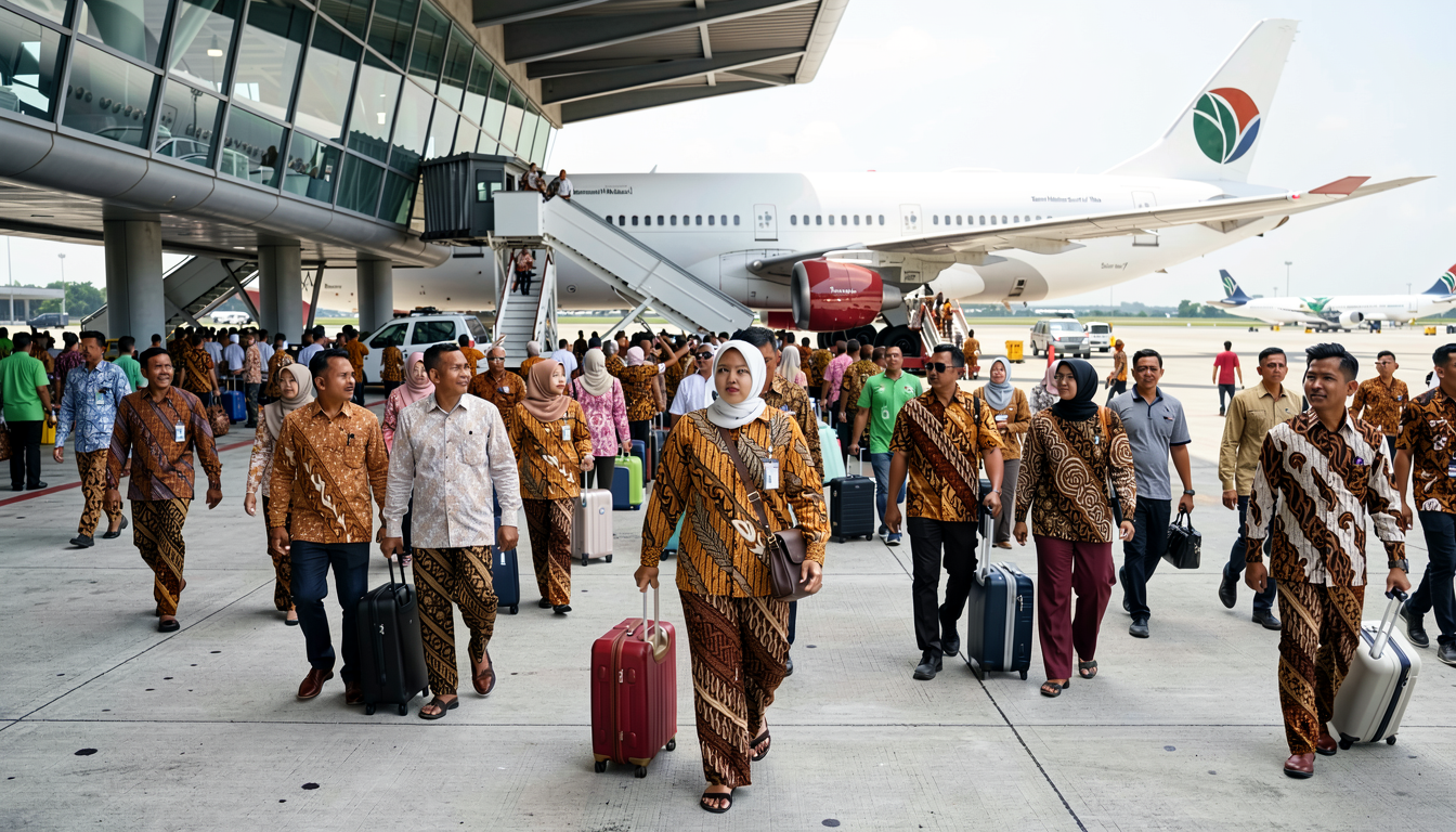Jemaah Haji Indonesia Tiba di Bandara Soetta mulai Malam Ini