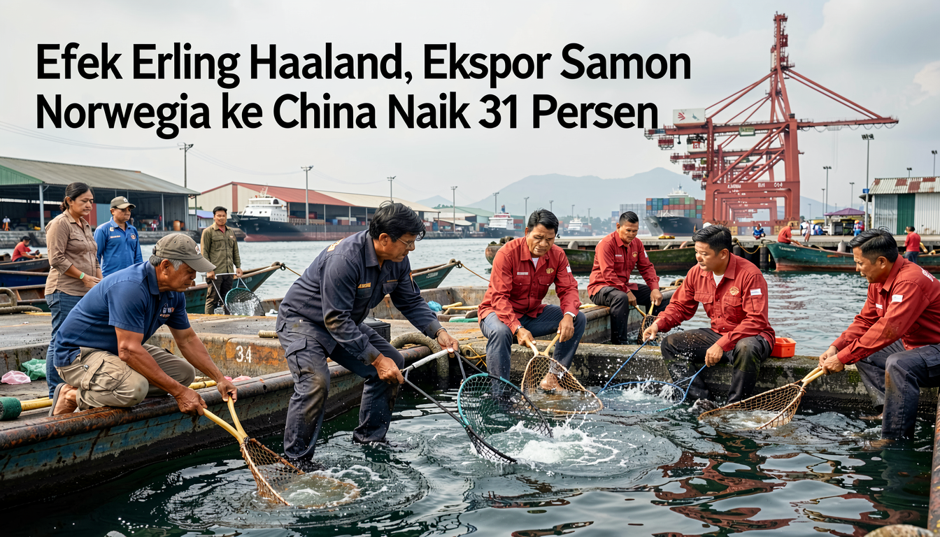 Efek Erling Haaland, Ekspor Salmon Norwegia ke China Naik 31 Persen