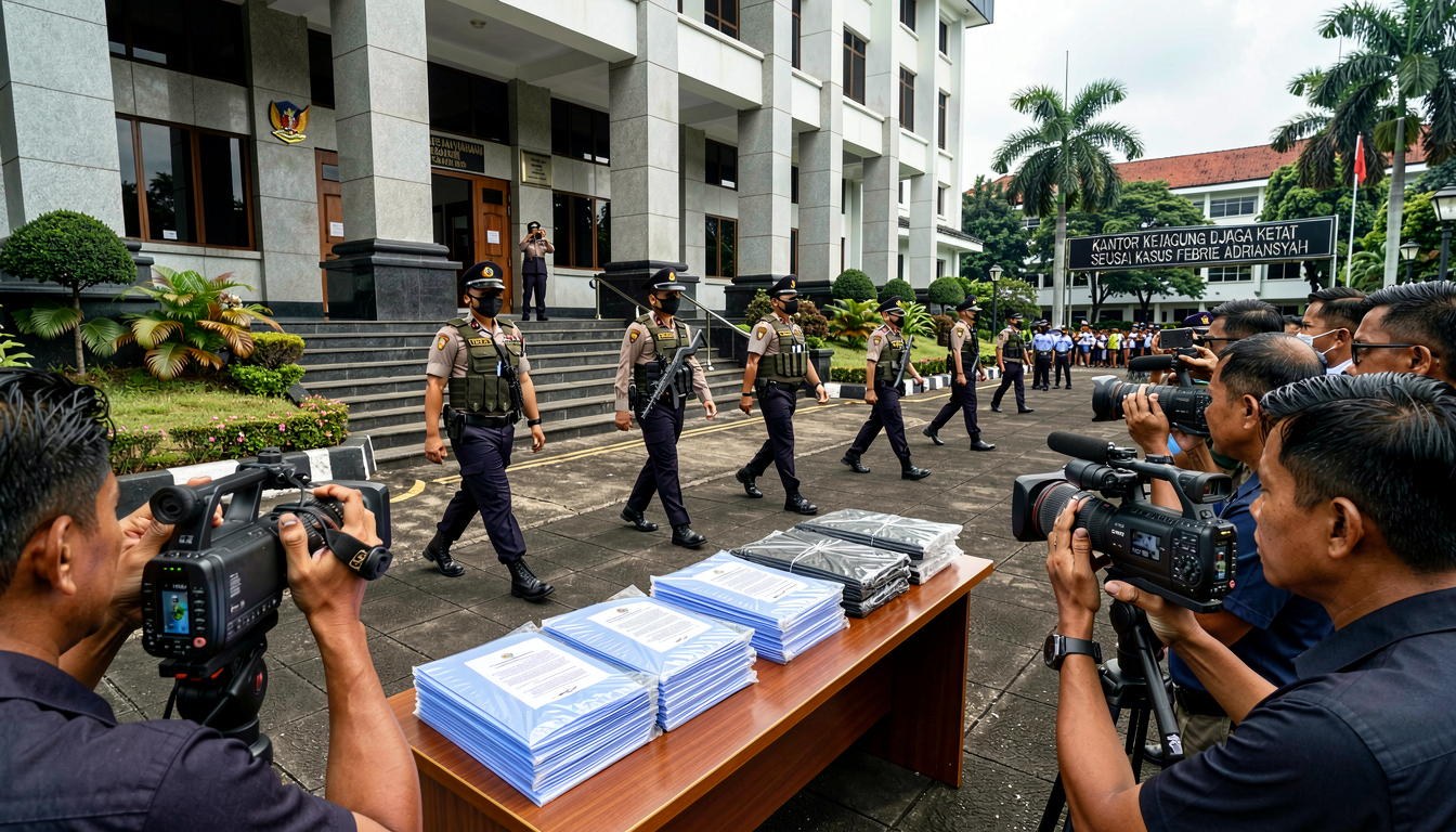 Kantor Kejagung Dijaga Ketat Seusai Kasus Febrie Adriansyah