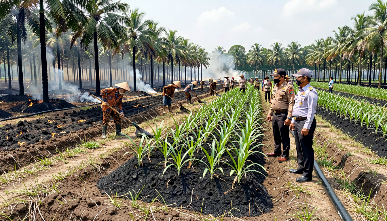 Karhutla Bengkalis, 80,5 Hektare Lahan Gambut Terbakar