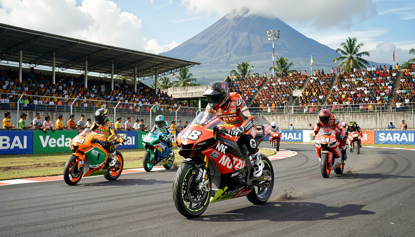 Veda Ega dan Mario Aji Nikmati Jeda Moto2 dan Moto3 di Bali