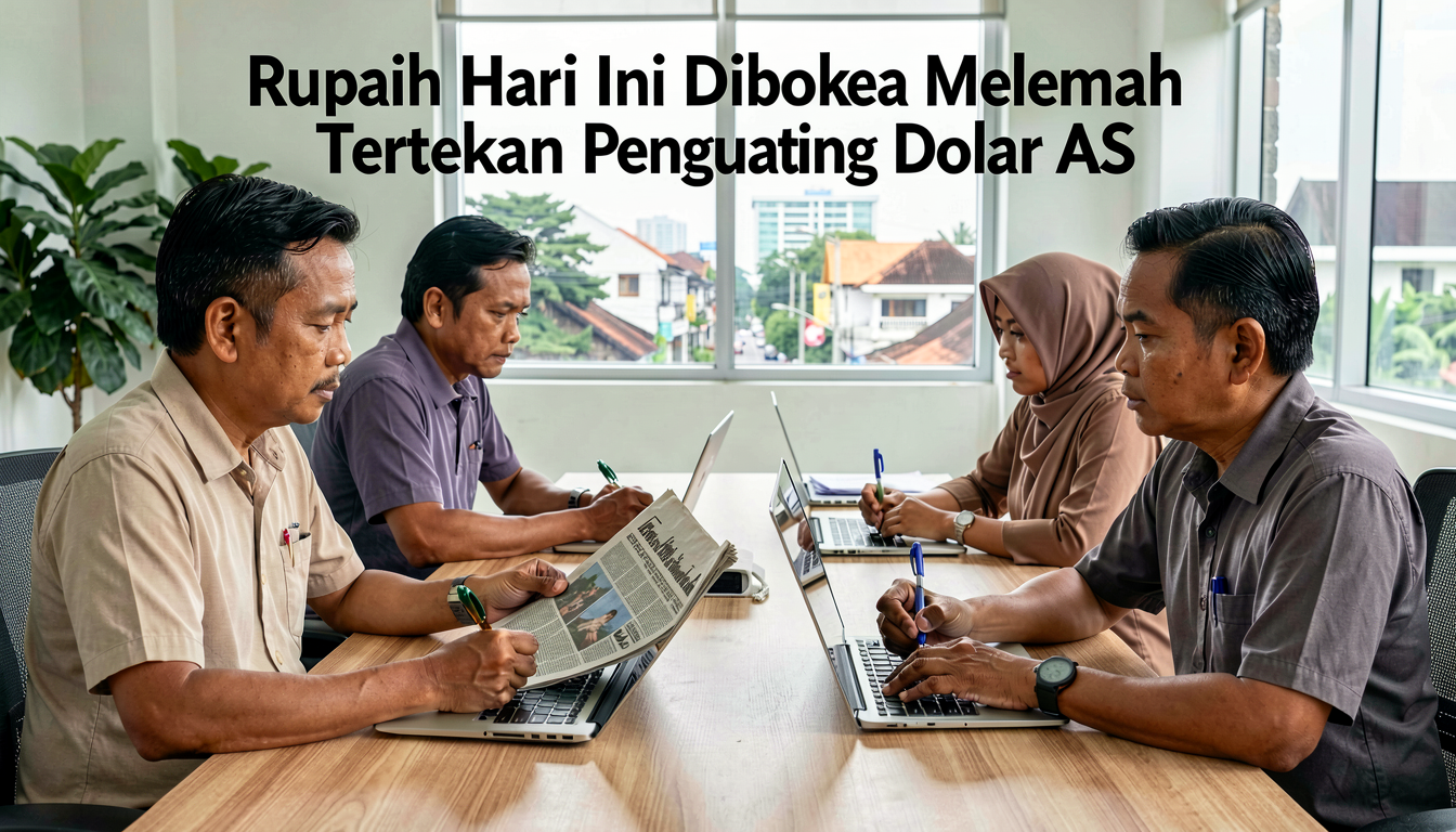 Rupiah Hari Ini Dibuka Melemah Tertekan Penguatan Dolar AS