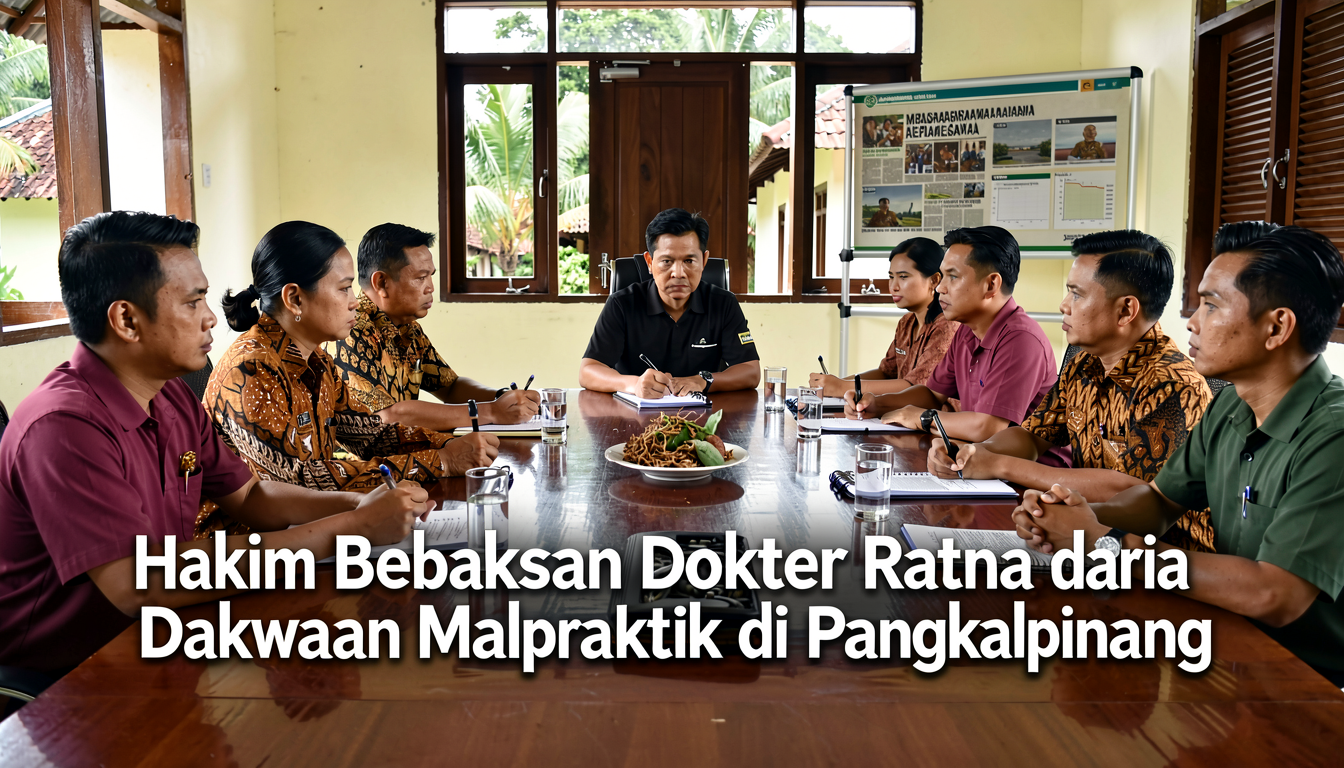 Hakim Bebaskan Dokter Ratna dari Dakwaan Malpraktik di Pangkalpinang