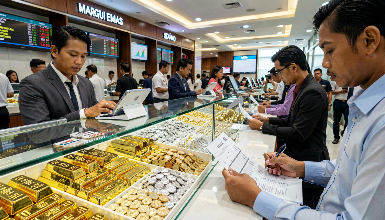 Harga Emas Menguat Lebih dari 1 Persen pada Selasa Siang