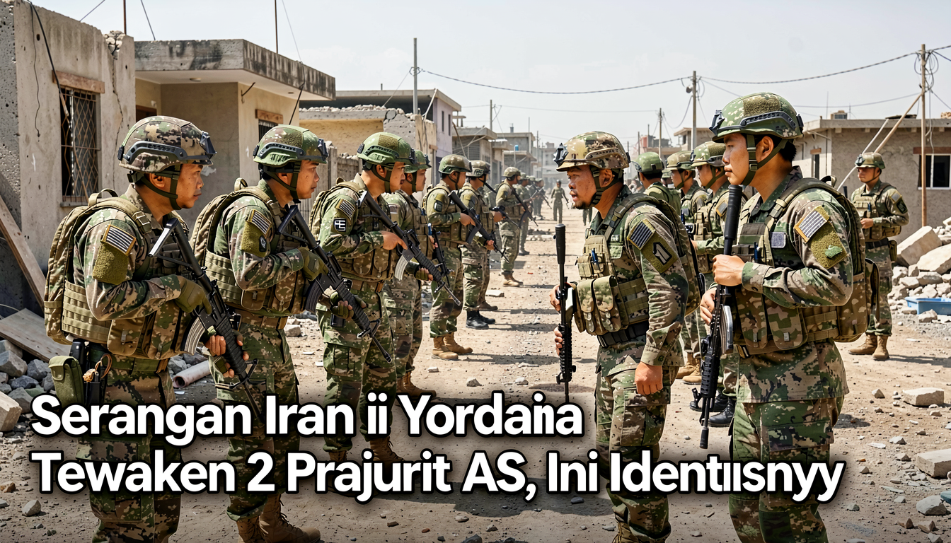 Serangan Iran di Yordania Tewaskan 2 Prajurit AS, Ini Identitasnya